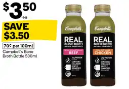 Woolworths Campbell's Bone Broth Bottle 500ml offer