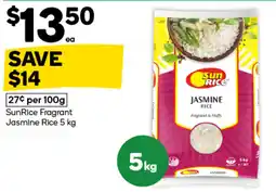 Woolworths SunRice Jasmine Rice offer