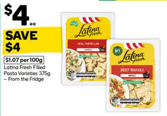 Woolworths Latina Fresh Filled Pasta Varieties offer