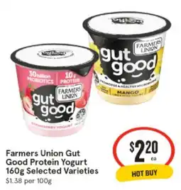 IGA Farmers Union Gut Good Protein Yogurt Selected Varieties offer