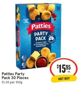 IGA Patties Party Pack offer