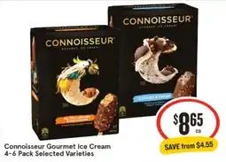 IGA Connoisseur Gourmet Ice Cream offer