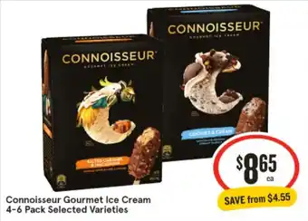 IGA Connoisseur Gourmet Ice Cream offer