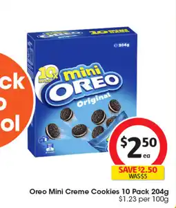 Coles Oreo Mini Creme Cookies offer