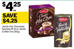 Woolworths Jarrah Hot Chocolate Sachets offer