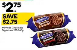 Woolworths McVitie's Chocolate Digestives offer
