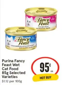 IGA Purina Fancy Feast Wet Cat Food Selected Varieties offer