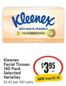 IGA Kleenex Facial Tissues Varieties offer