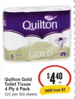 IGA Quilton Gold Toilet Tissue offer