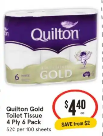 IGA Quilton Gold Toilet Tissue offer