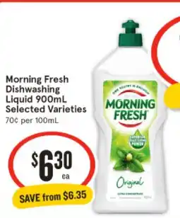IGA Morning Fresh Dishwashing Liquid offer