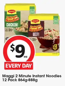 Coles Maggi 2 Minute Instant Noodles offer