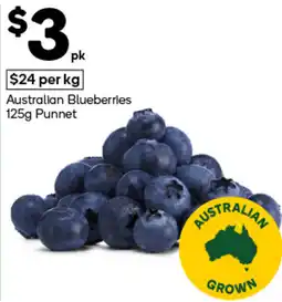 Woolworths Australian Blueberries offer
