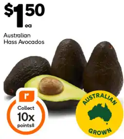 Woolworths Australian Hass Avocados offer