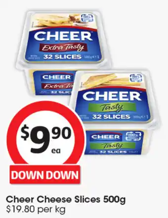 Coles Cheer Cheese Slices offer