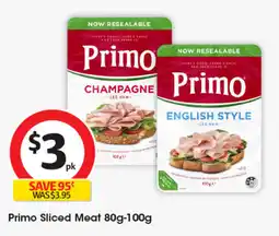 Coles Primo Sliced Meat offer