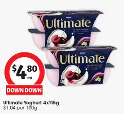 Coles Ultimate Yoghurt offer