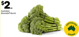 Woolworths Australian Broccolini Bunch offer