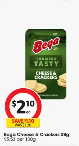 Coles Bega Cheese & Crackers offer