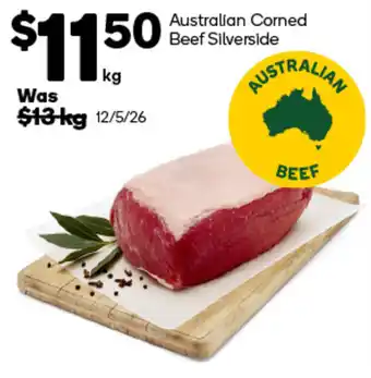 Woolworths Australian Corned Beef Silverside offer