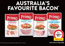 Coles Primo Bacon offer