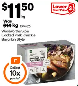 Woolworths Woolworths Slow Cooked Pork Knuckle Bavarian Style offer