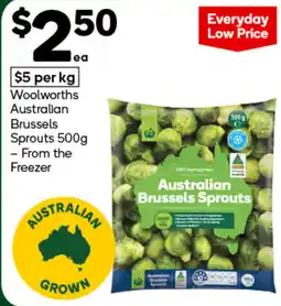 Woolworths Australian Brussel Sprouts offer