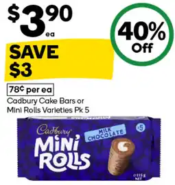 Woolworths Cadbury Mini Rolls offer