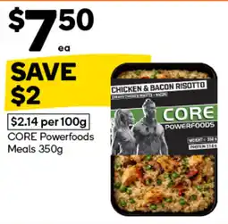 Woolworths Core Powerfoods Chicken & Bacon Risotto offer