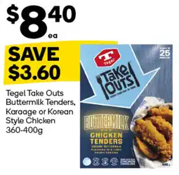 Woolworths Tegel Take Outs Buttermilk Chicken Tenders offer