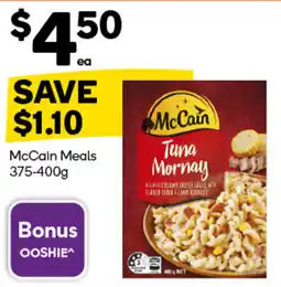 Woolworths McCain Tuna Mornay offer