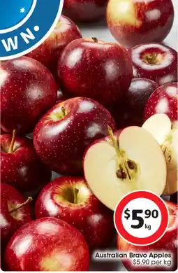 Coles Australian Bravo Apples offer
