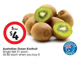 Coles Australian Green Kiwifruit offer