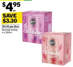 Woolworths Remedy Sodaly offer