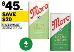 Woolworths Moro Olive Oil 4 Litre offer