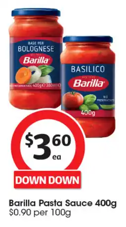 Coles Barilla Pasta Sauce offer