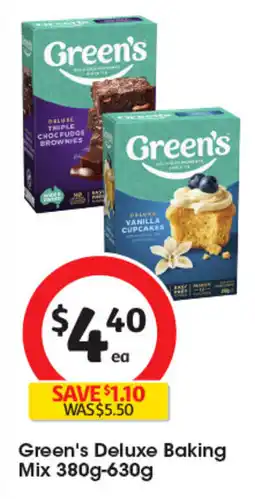 Coles Green's Deluxe Baking Mix offer