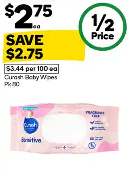 Woolworths Curash Baby Wipes offer