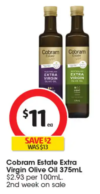 Coles Cobram Estate Extra Virgin Olive Oil offer
