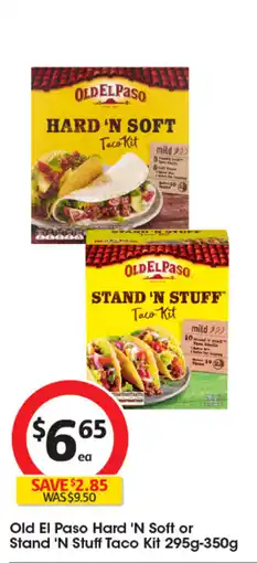 Coles Old El Paso Hard 'N Soft or Stand 'N Stuff Taco Kit offer