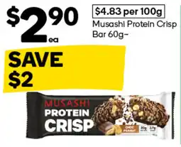 Woolworths Musashi Protein Crisp offer
