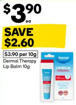 Woolworths Dermal Therapy Lip Balm offer