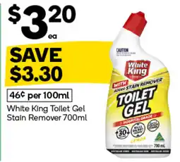 Woolworths White King Toilet Gel Stain Remover offer