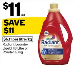 Woolworths Radiant Laundry Liquid or Powder offer