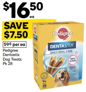 Woolworths Pedigree Dentastix Dog Treats offer