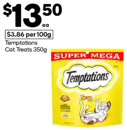 Woolworths Temptations Cat Treats offer