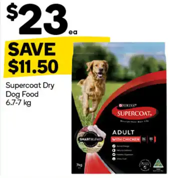 Woolworths Supercoat Dry Dog Food offer