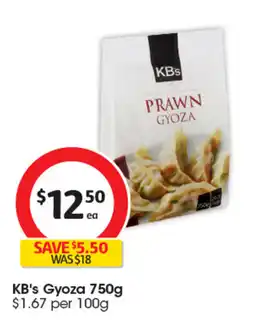 Coles KB's Prawn Gyoza offer