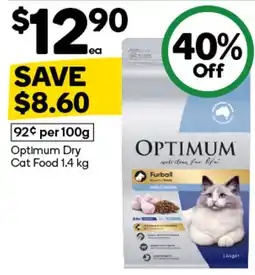 Woolworths Optimum Dry Cat Food offer