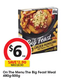 Coles On The Menu The Big Feast Meal offer